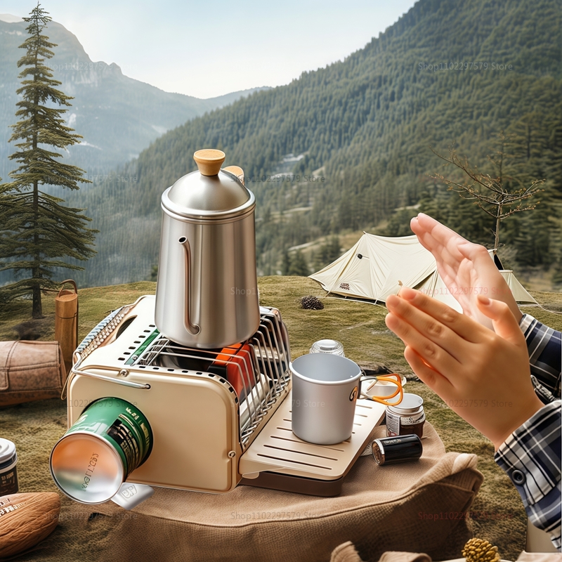 เตาแก๊สแคมป์ปิ้ง 1200W เตาพกพา - Camping Cooking Heater บทวิจารณ์และราคา