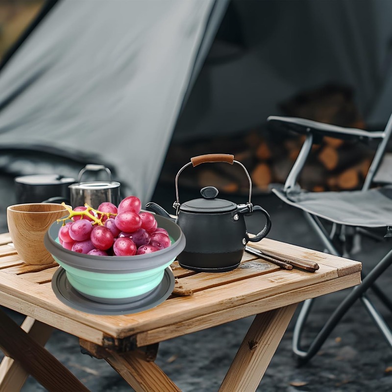 ชุดกล่องอาหารกลางวันซิลิโคนพับ - Camping Cooking Dishes บทวิจารณ์และราคา