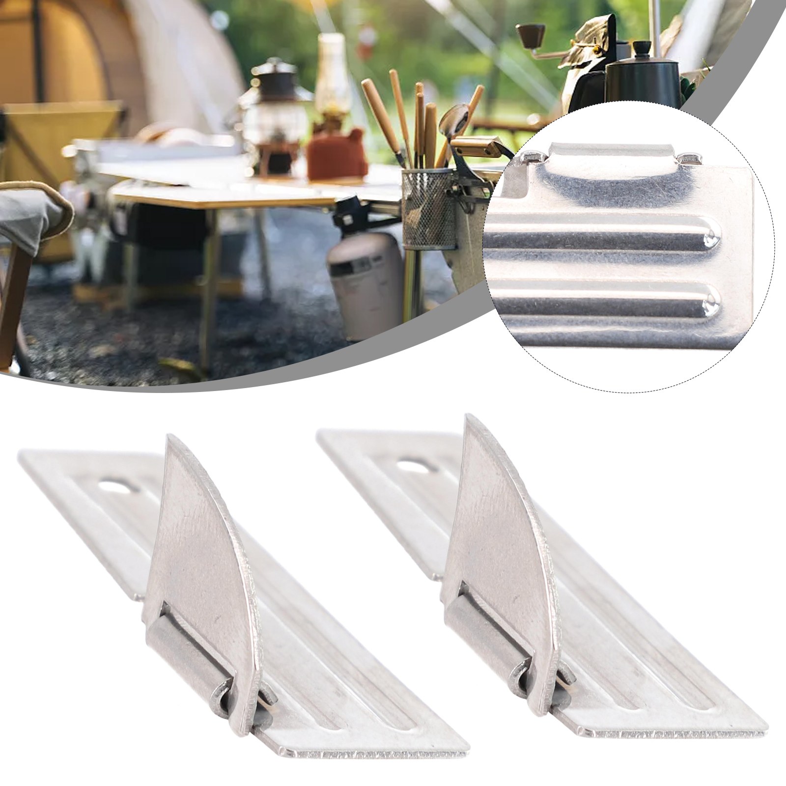 ที่เปิดกระป๋องสแตนเลสแบบพับได้ - Camping Cooking Ware บทวิจารณ์และราคา