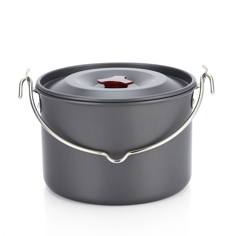 หม้อแขวนสำหรับตั้งแคมป์ 4 ลิตร - Camping Cooking Pot Tripod บทวิจารณ์และราคา