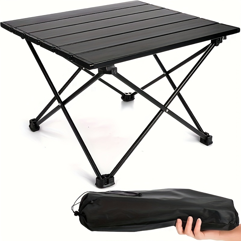 โต๊ะพับได้แบบพกพาสำหรับตั้งแคม - Camping Outdoor Cooking Table บทวิจารณ์และราคา