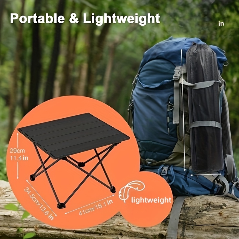 โต๊ะพับได้แบบพกพาสำหรับตั้งแคม - Camping Outdoor Cooking Table บทวิจารณ์และราคา