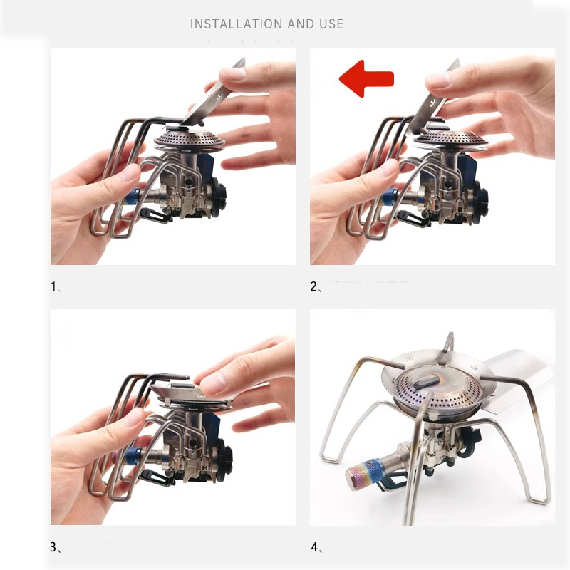 แผ่นกันลมใช้แก๊สไทเทเนียมน้ำหน - Camping Cooking Windscreen บทวิจารณ์และราคา