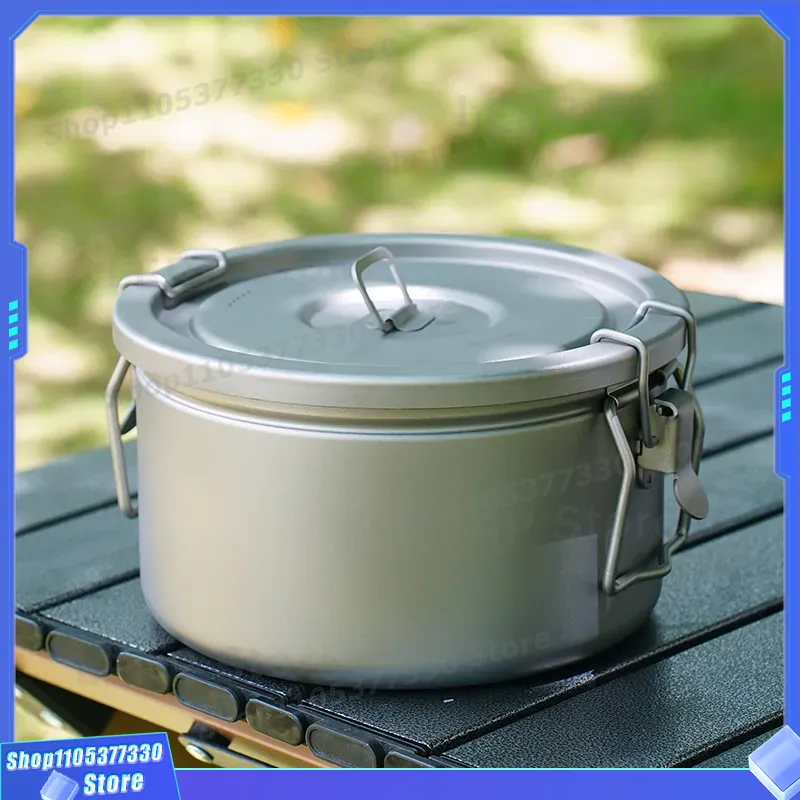 หม้อต้มแคมป์ปิ้งไทเทเนียมบริสุ - Camping Cooking Vessel บทวิจารณ์และราคา