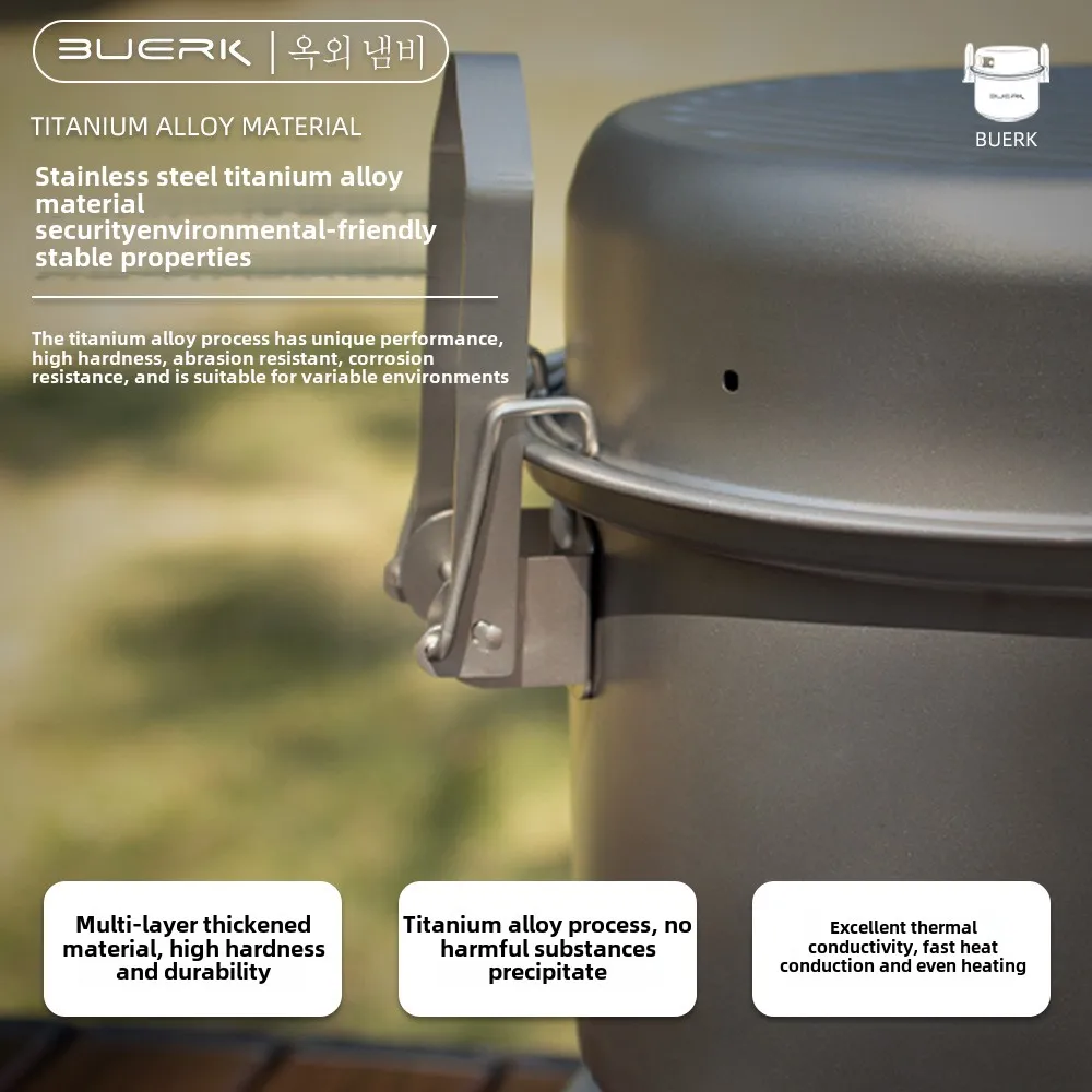 Outdoor Camping หม้อนึ่งและทอด - Camping Cooking Ware บทวิจารณ์และราคา