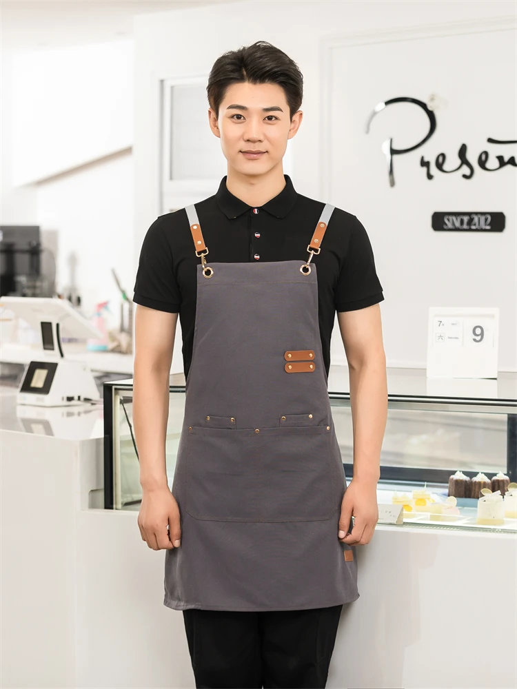 Professional ผู้ชายผู้หญิงทําง - Camping Cooking Apron บทวิจารณ์และราคา