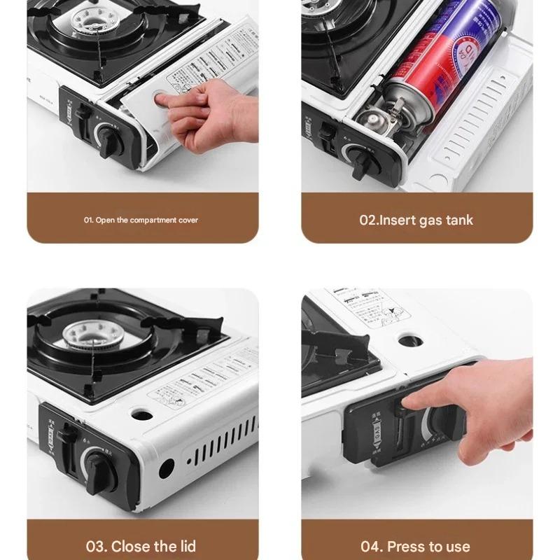 เตาแก๊สพกพาแบบคาสเซ็ตสำหรับกิจ - Camping Lightweight Cooking Pot บทวิจารณ์และราคา