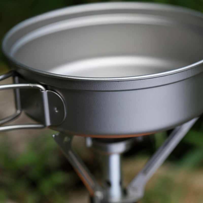 ชุดเครื่องครัวไทเทเนียมบริสุทธ - Camping Lightweight Cooking Pot บทวิจารณ์และราคา