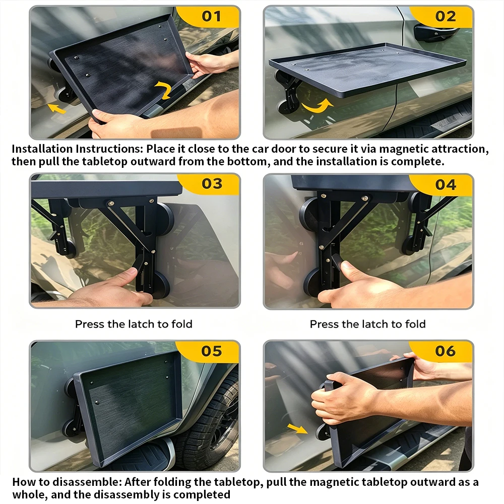ถาดวางของแบบพับได้สำหรับประตูร - Camping Cooking Tray บทวิจารณ์และราคา