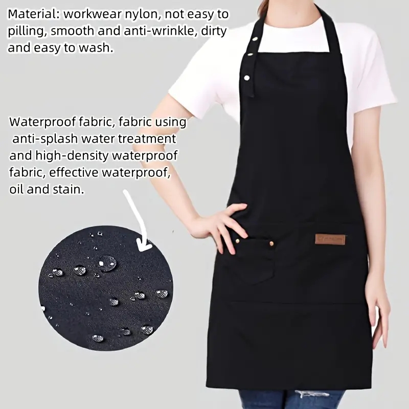 แฟชั่นครัวผ้ากันเปื้อนปรับสําห - Camping Cooking Apron บทวิจารณ์และราคา