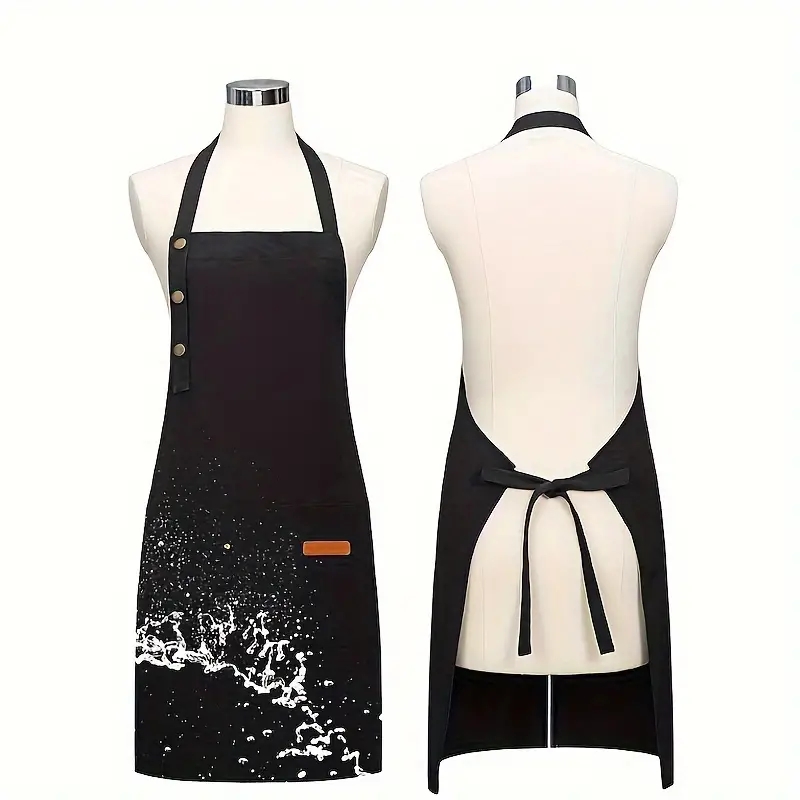 แฟชั่นครัวผ้ากันเปื้อนปรับสําห - Camping Cooking Apron บทวิจารณ์และราคา