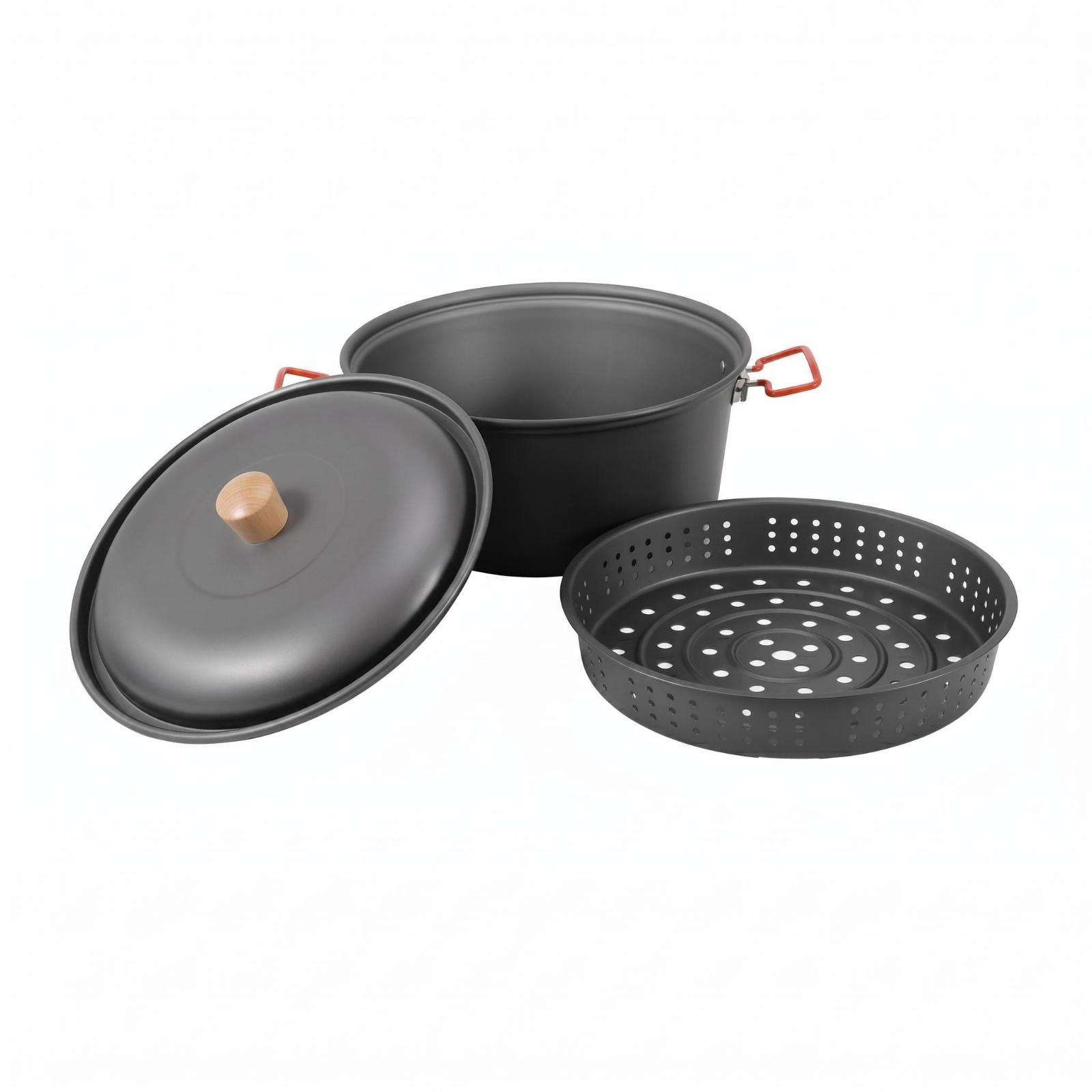หม้อทำอาหารกลางแจ้งอลูมิเนียมอ - Camping Cooking Vessel บทวิจารณ์และราคา