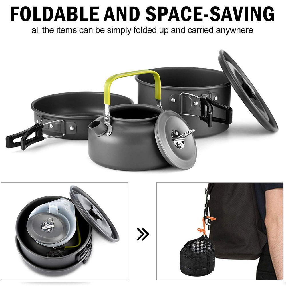 ชุดเครื่องครัวสำหรับตั้งแคมป์ก - Camping Cooking Utensil Set บทวิจารณ์และราคา