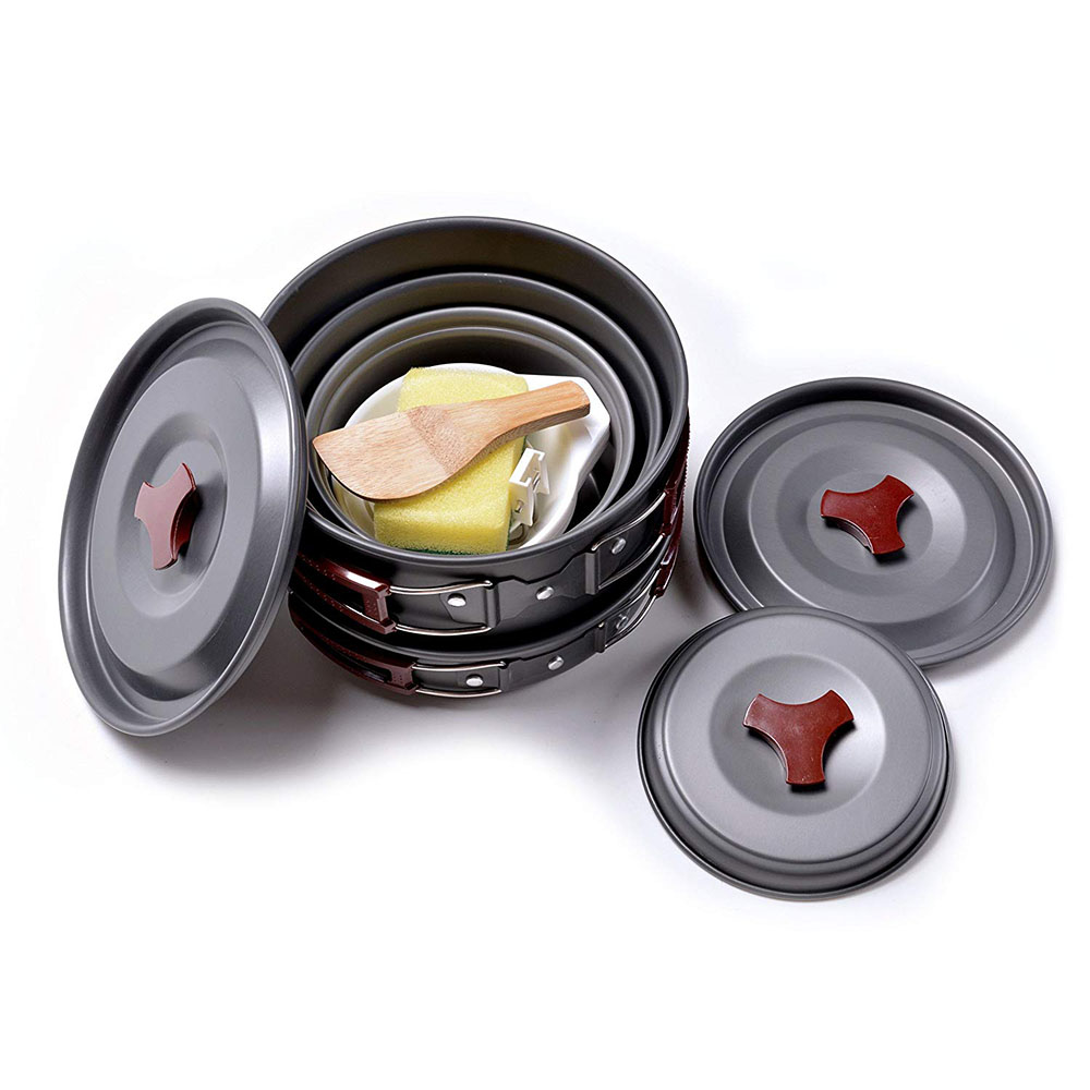 ชุดเครื่องครัวตั้งแคมป์กลางแจ้ - Camping Cooking Kits บทวิจารณ์และราคา