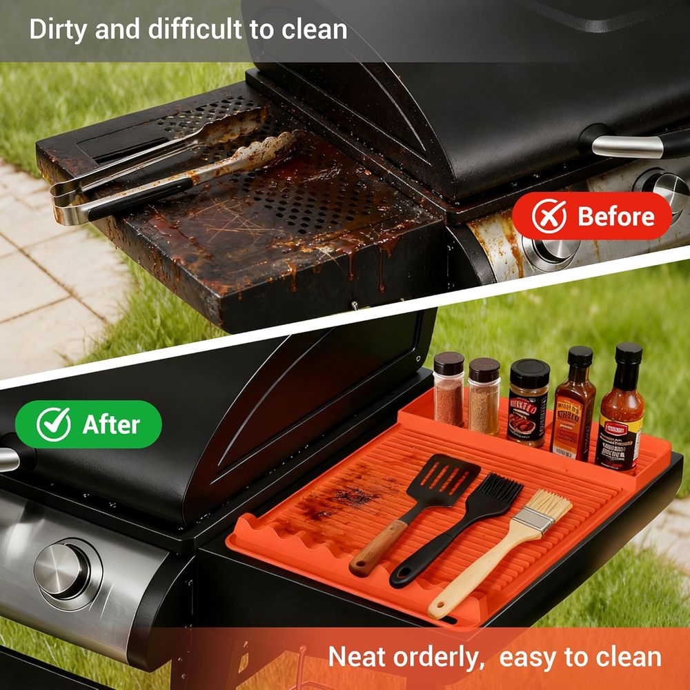 แผ่นรองย่างซิลิโคนทนความร้อน - - Cooking Outdoor Camping บทวิจารณ์และราคา