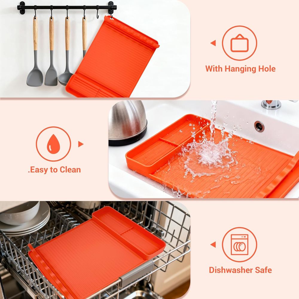 แผ่นรองย่างซิลิโคนทนความร้อน - - Cooking Outdoor Camping บทวิจารณ์และราคา