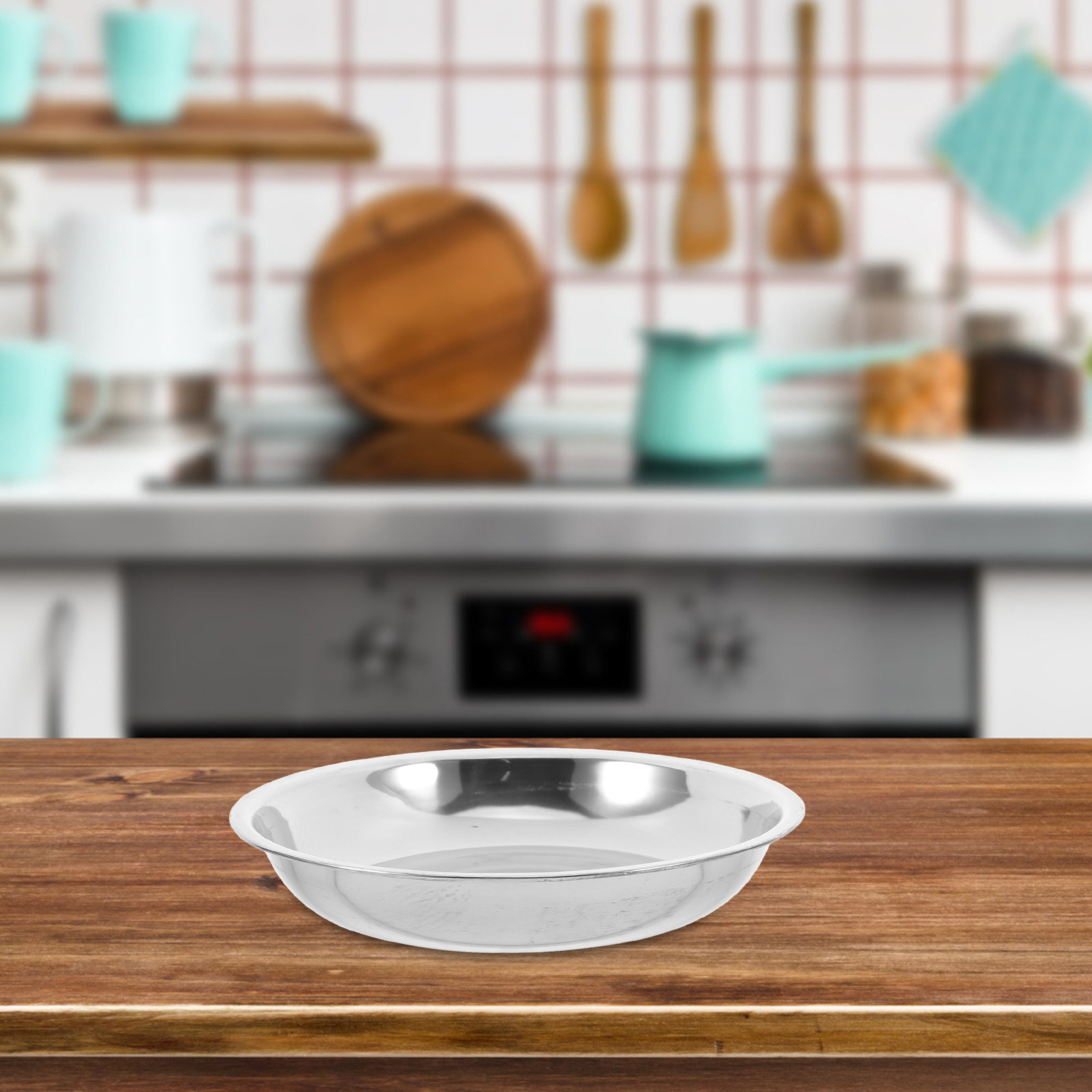 ถาดกลมสแตนเลสคุณภาพสูง 6 ชิ้น  - Camping Cooking Tray บทวิจารณ์และราคา