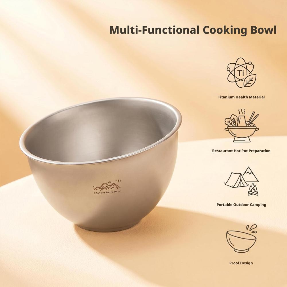 ชามทำอาหารสแตนเลส จานสลัดทรงเฉ - Camping Cooking Dishes บทวิจารณ์และราคา
