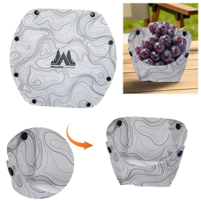 พับบนโต๊ะอาหารแบบพกพาชามจานชาม - Camping Cooking Tray บทวิจารณ์และราคา